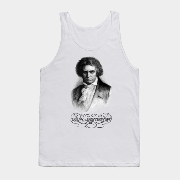 Ludw. v. Beethoven Tank Top by Starkiller1701